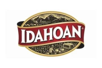Idahoan brand logo featuring premium potato imagery, trusted by foodservice suppliers and wholesale food distributors for quality potato products.