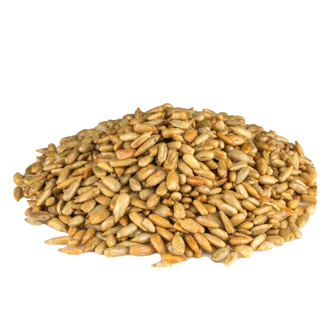 Heap of roasted salted peanuts for wholesale food distribution. High-quality bulk peanuts ideal for food manufacturers and suppliers.