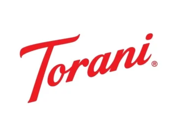 Torani brand logo in red, a leading supplier of syrups and flavorings for food service, foodservice distributors, and commercial food manufacturing applications.