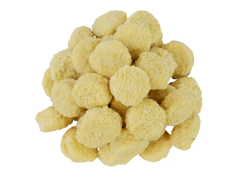 Golden vanilla butter cookies in bulk pile, ideal for wholesale food suppliers, distributors, and commercial food service operations.