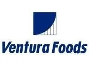 Ventura Foods logo featuring a blue geometric design with bar chart elements, representing a leading wholesale food distributor and supplier.